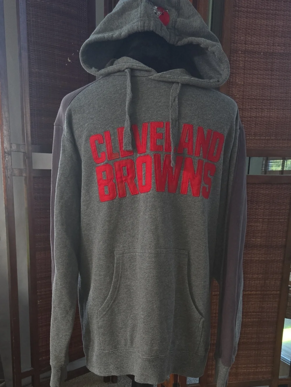 Pro line NFL CLEVELAND BROWNS Gray Hoodie Sweatshirt